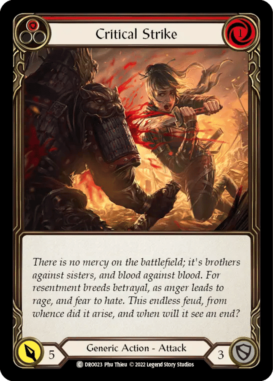 Critical Strike (Red) — Dromai - Blitz Deck — Flesh and Blood