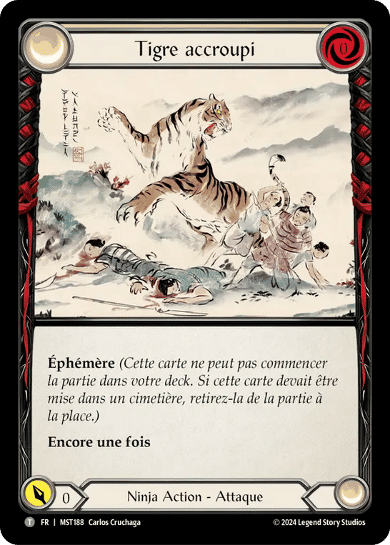 Tigre accroupi — Part the Mistveil — Flesh and Blood
