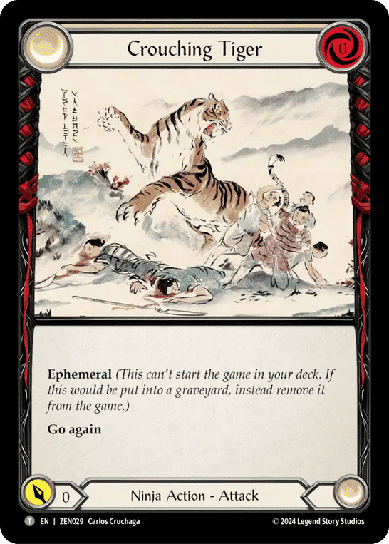 Crouching Tiger — Zen - Blitz Deck — Flesh and Blood