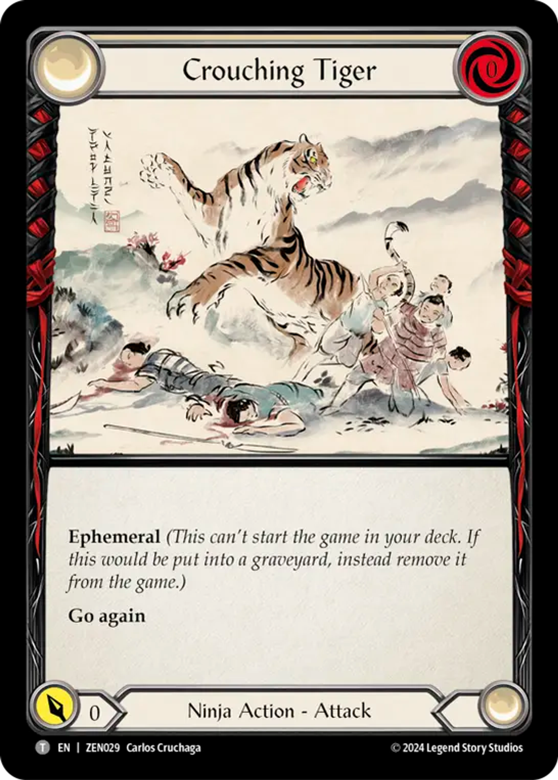 Crouching Tiger — Zen - Blitz Deck — Flesh and Blood