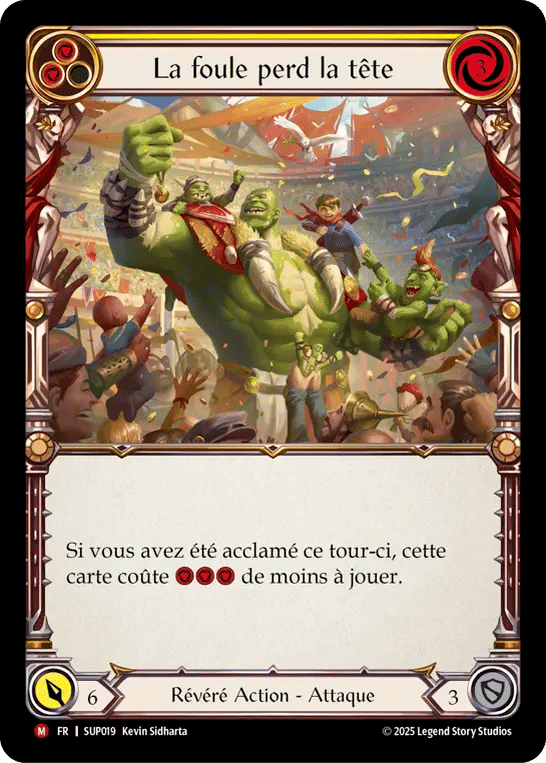 La foule perd la tête — Super Slam — Flesh and Blood