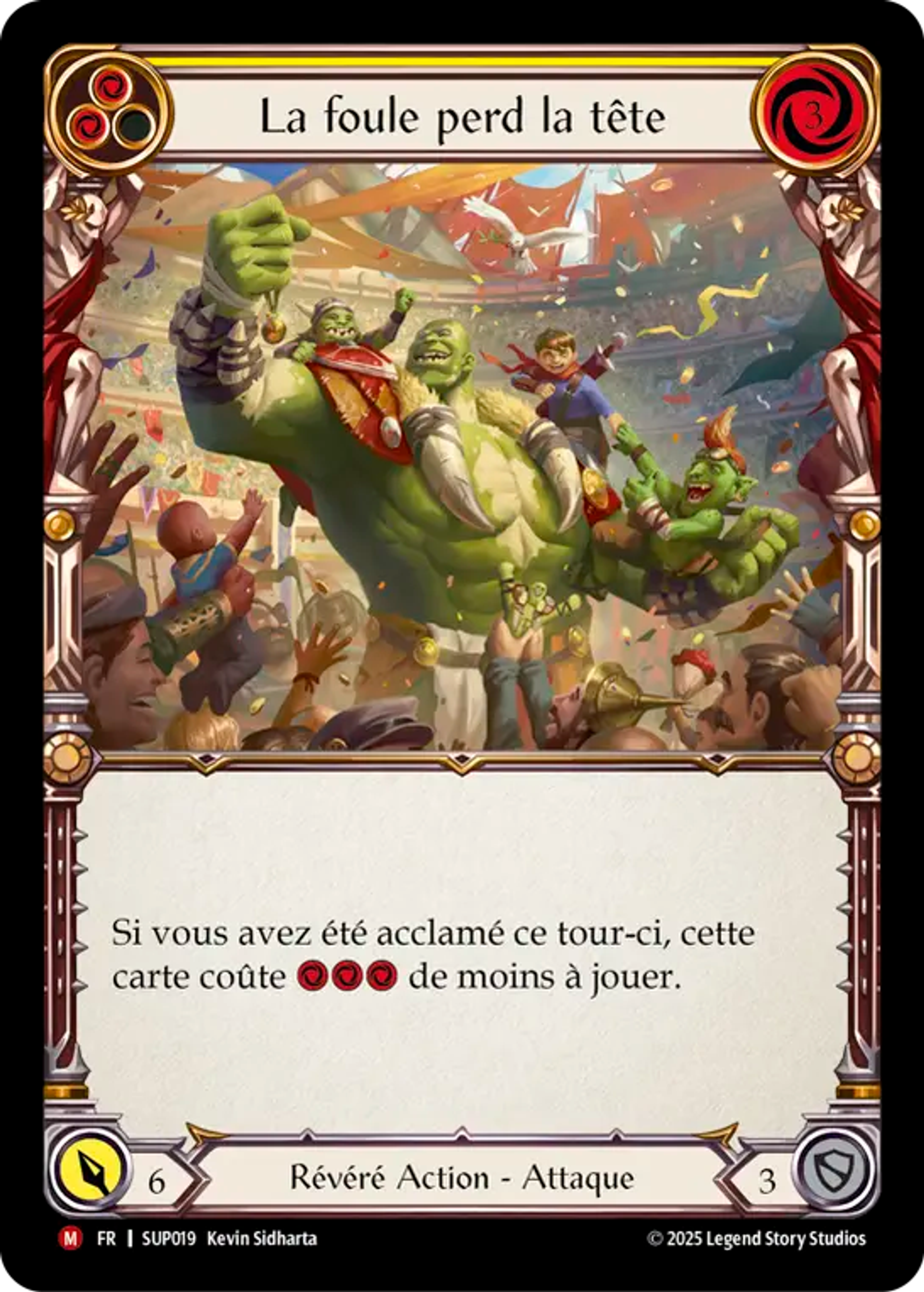 La foule perd la tête — Super Slam — Flesh and Blood