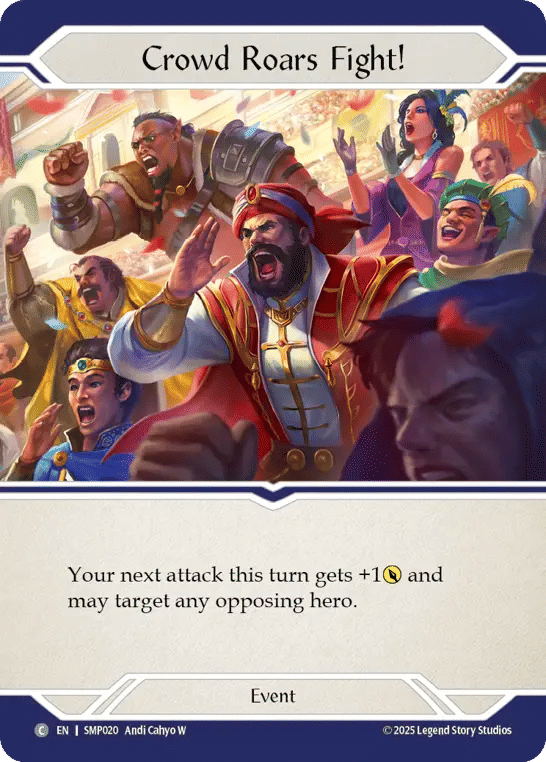 Crowd Roars Fight! — Smash Palace — Flesh and Blood
