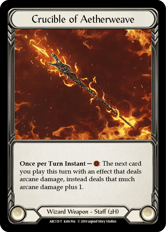 Crucible of Aetherweave — Arcane Rising — Flesh and Blood