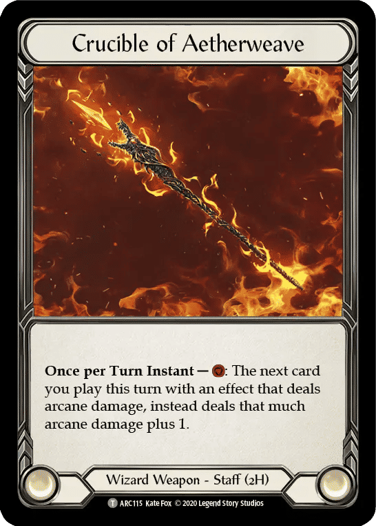 Crucible of Aetherweave — Arcane Rising - Unlimited — Flesh and Blood