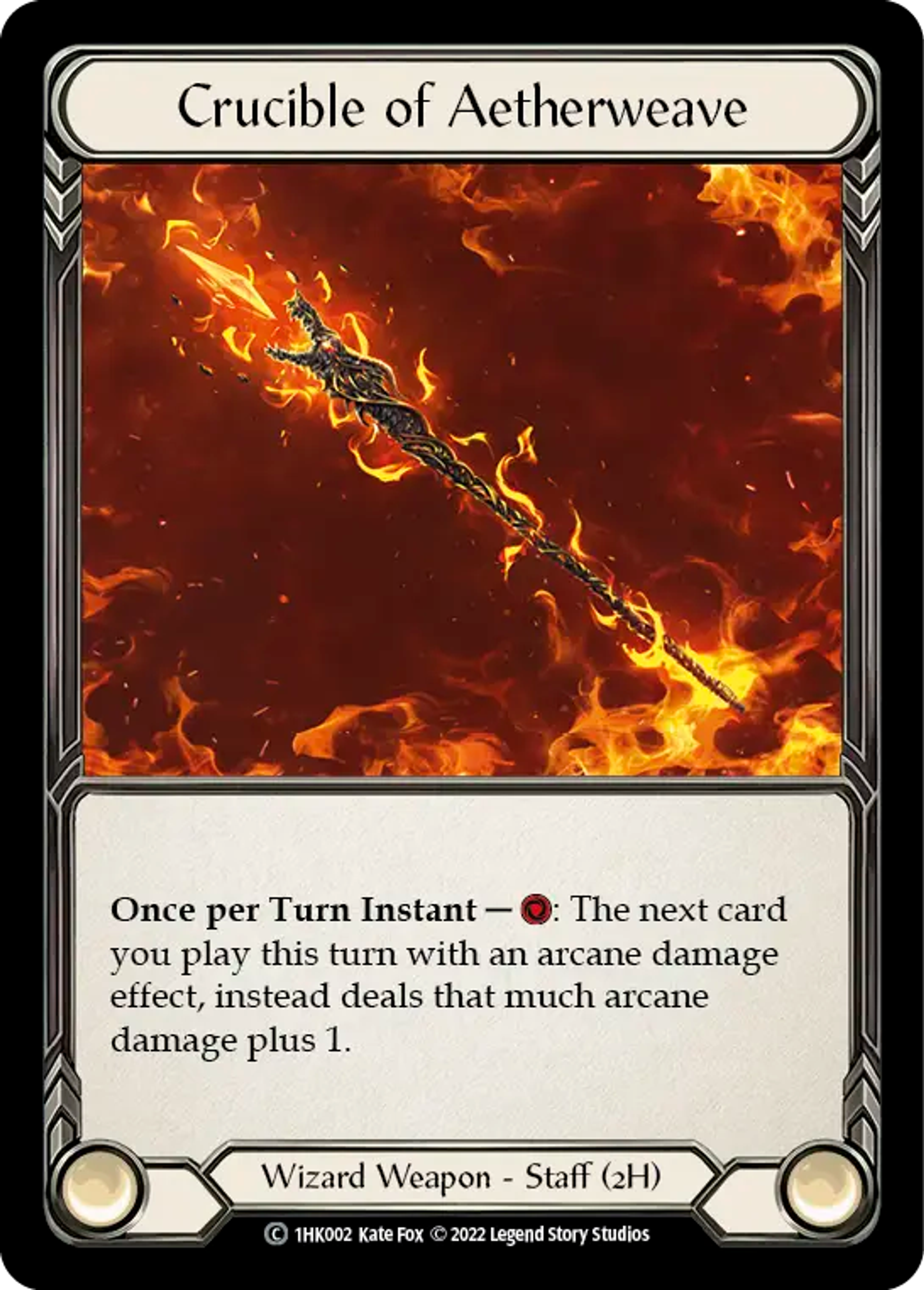 Crucible of Aetherweave — Kano - Blitz Deck — Flesh and Blood
