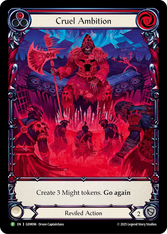 Cruel Ambition — GEM - Pack 3 — Flesh and Blood