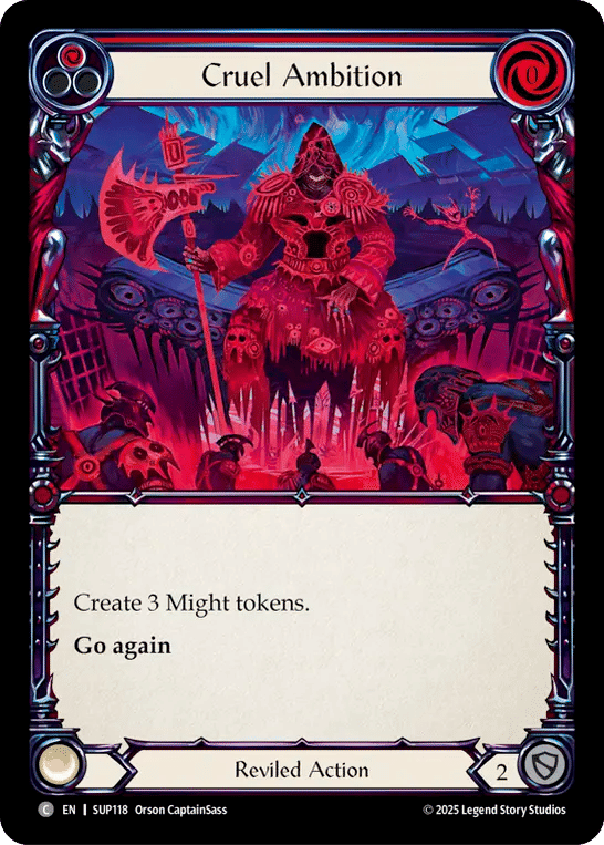 Cruel Ambition (Red) — Super Slam — Flesh and Blood