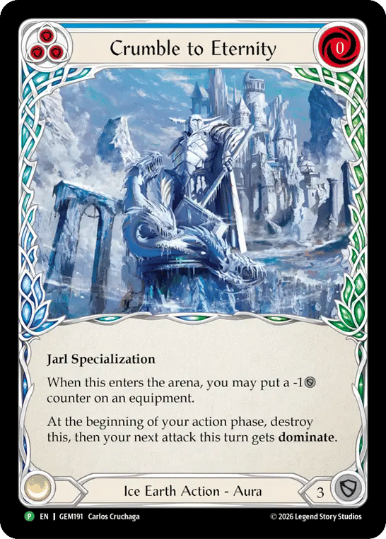 Crumble to Eternity — GEM - Pack 6 — Flesh and Blood