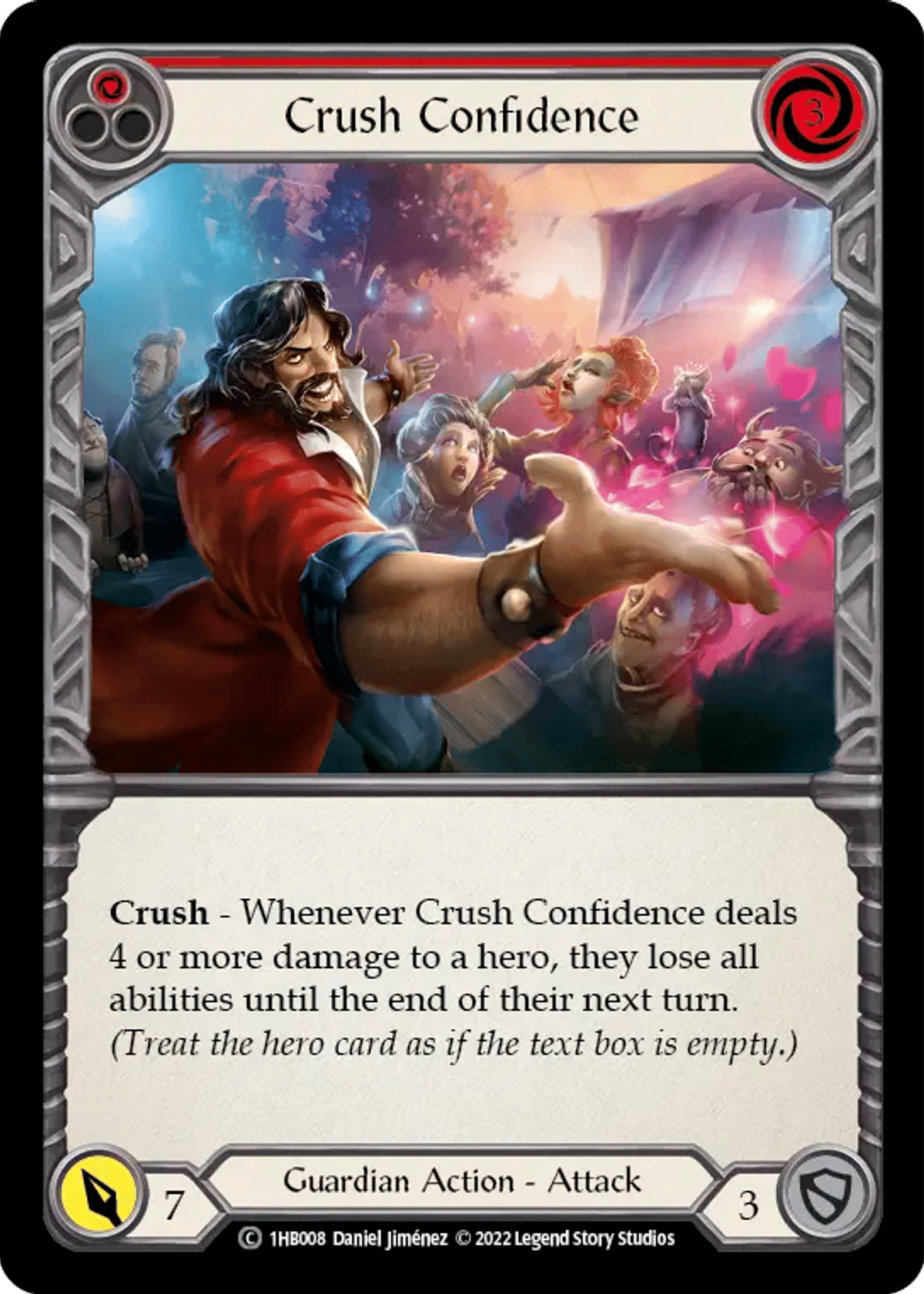 Crush Confidence (Red) from Bravo - Blitz Deck - Flesh and Blood