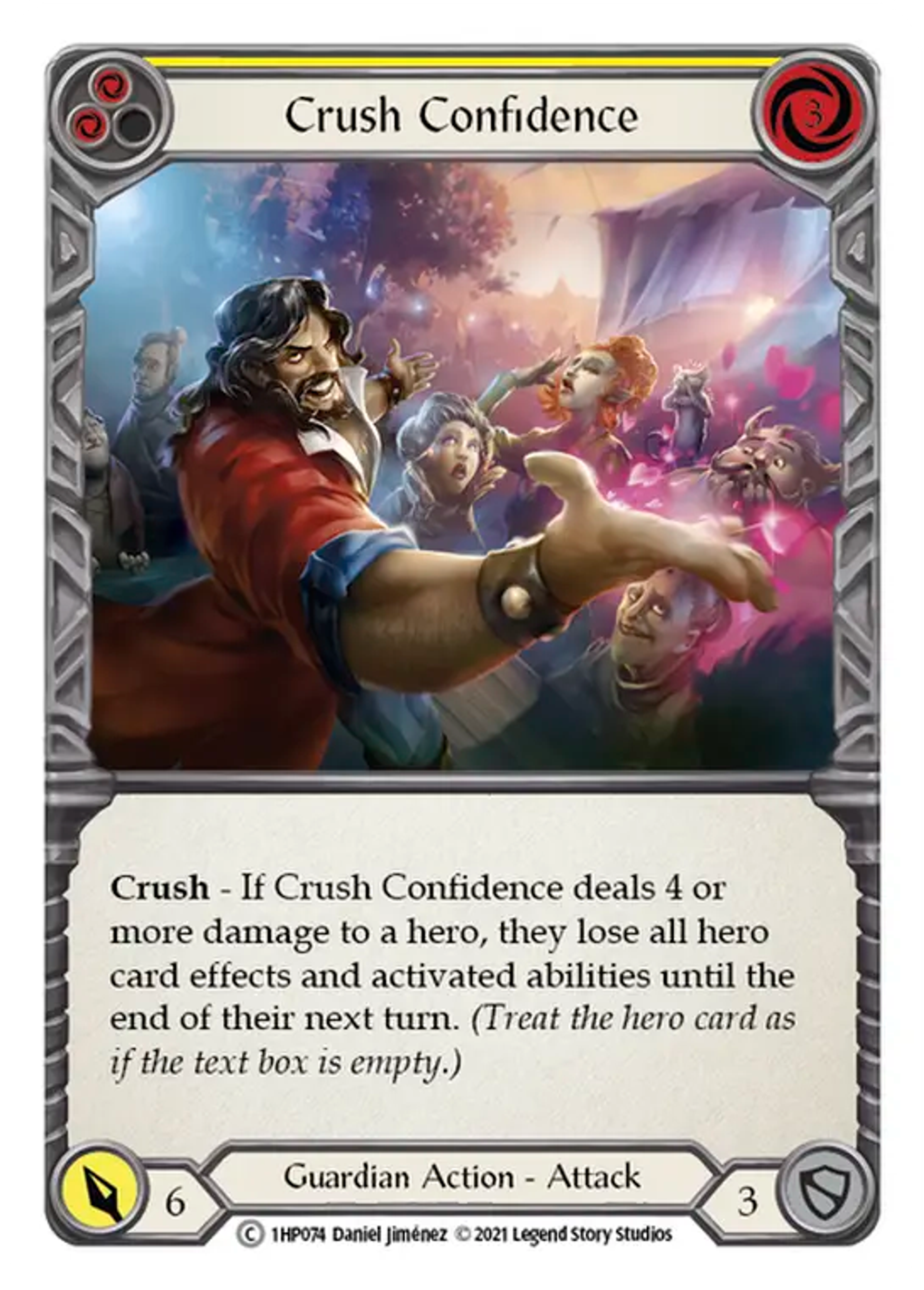 Crush Confidence (Yellow) — History Pack 1 — Flesh and Blood