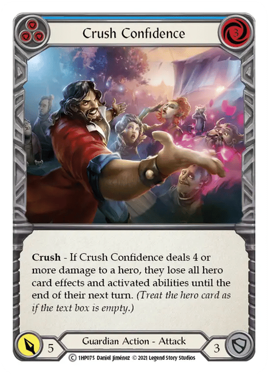 Crush Confidence (Blue) — History Pack 1 — Flesh and Blood