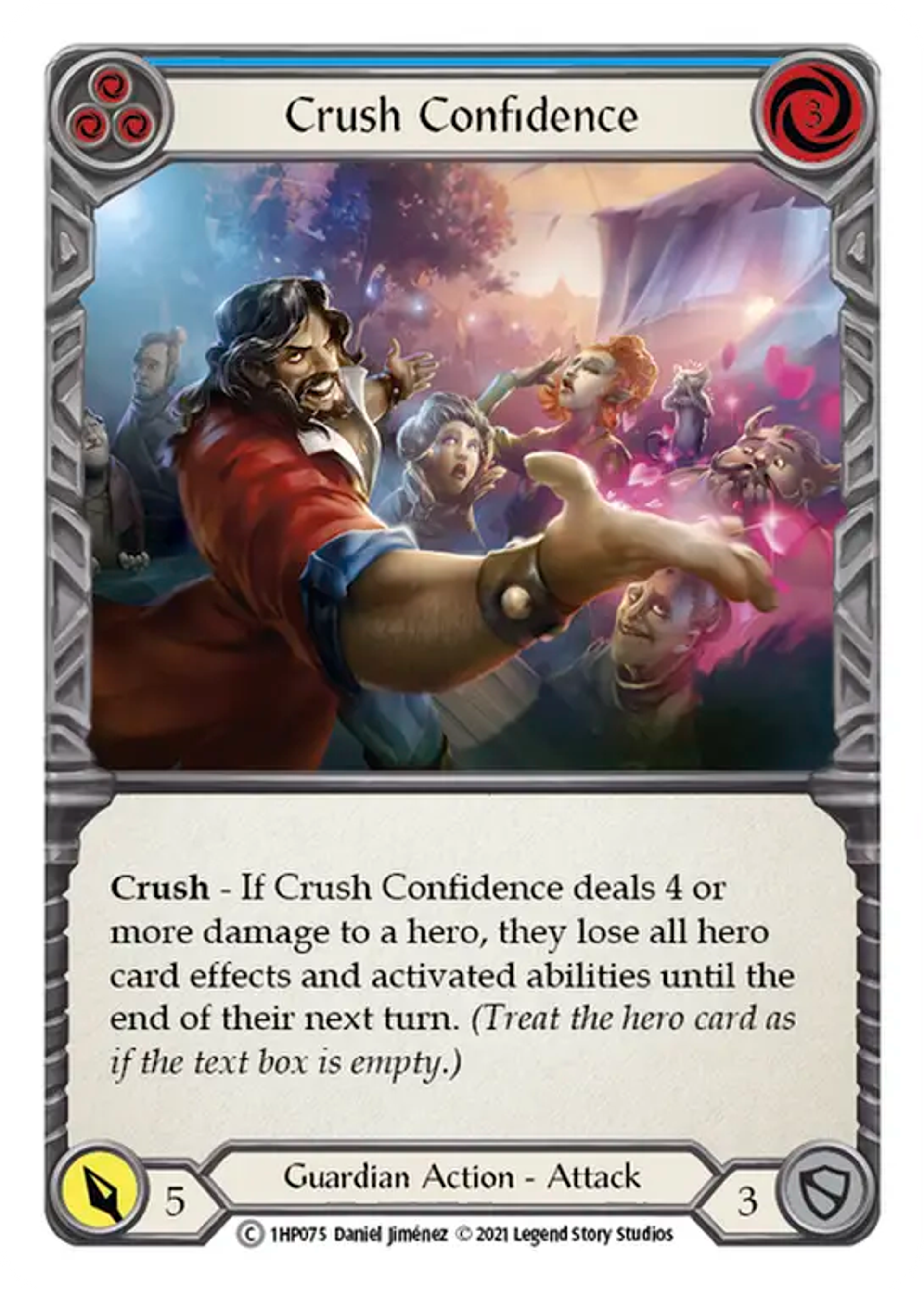 Crush Confidence (Blue) — History Pack 1 — Flesh and Blood