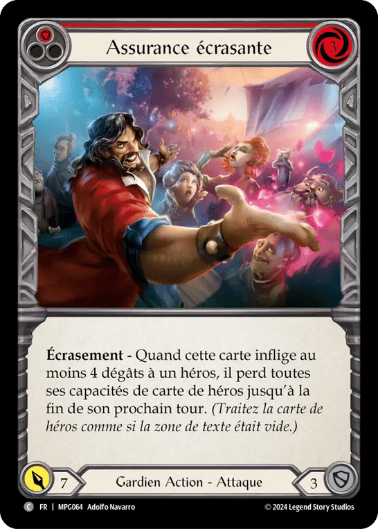 Assurance écrasante — Mastery Pack Guardian — Flesh and Blood