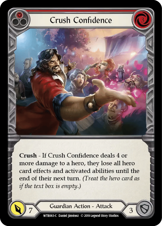 Crush Confidence (Red) — Welcome to Rathe — Flesh and Blood