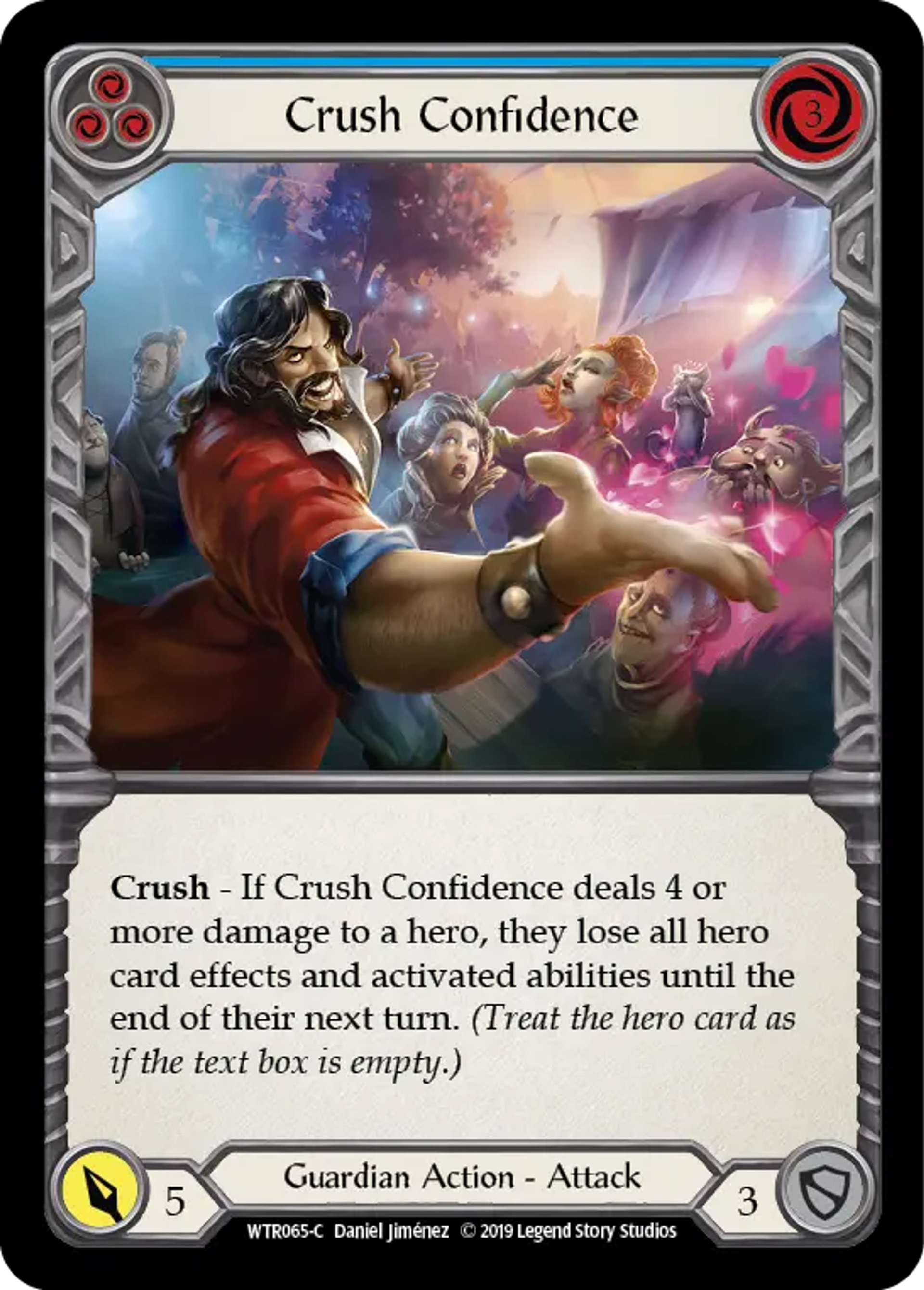 Crush Confidence (Blue) — Welcome to Rathe — Flesh and Blood
