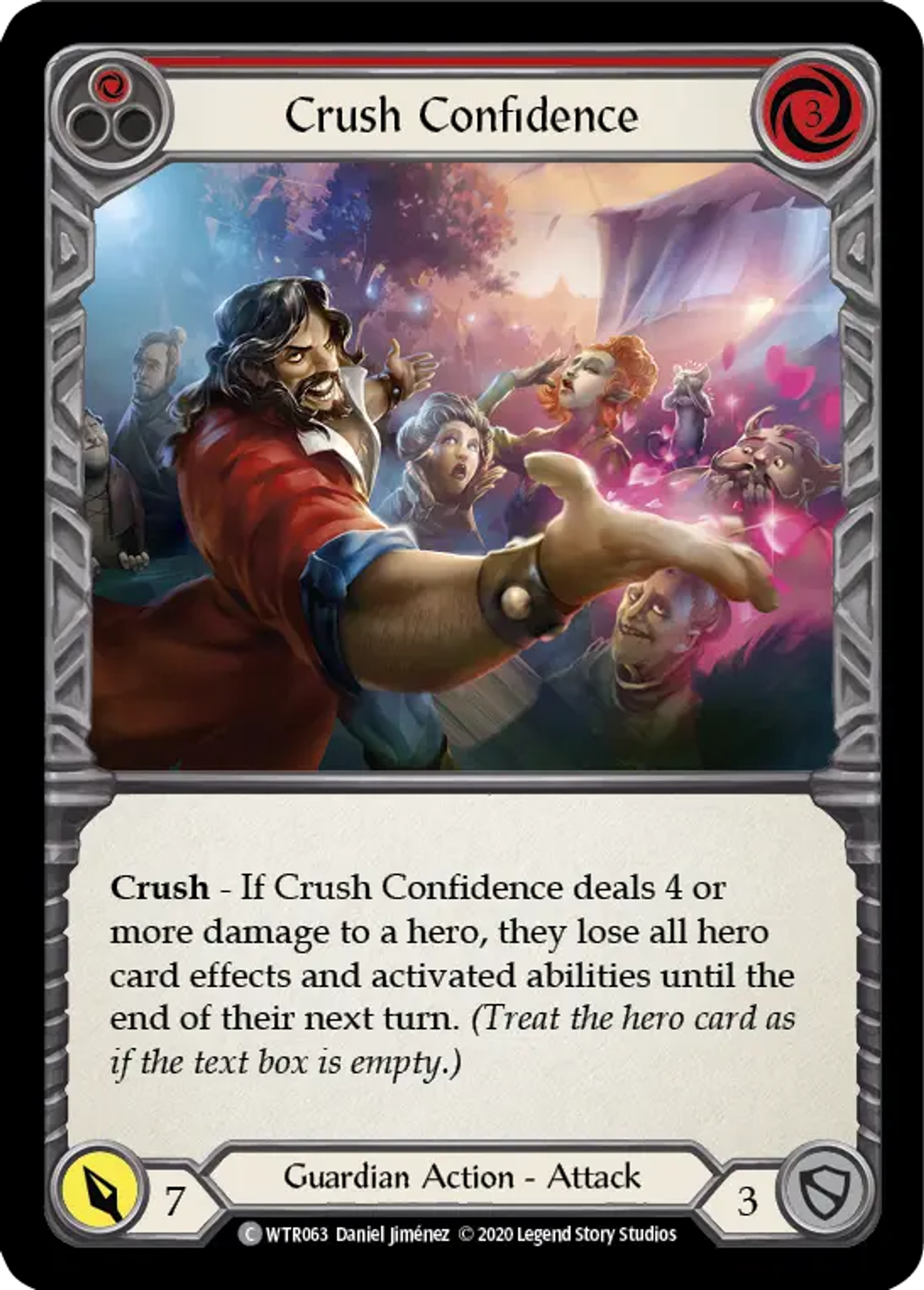 Crush Confidence (Red) — Welcome to Rathe - Unlimited — Flesh and Blood
