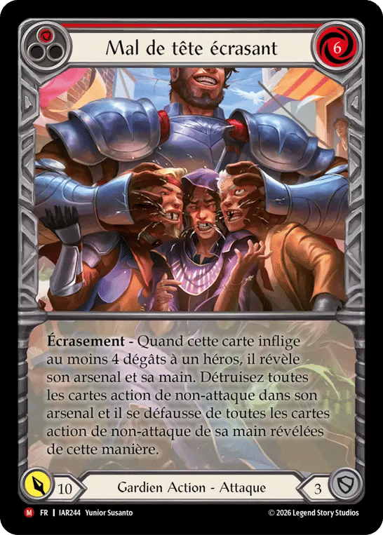 Mal de tête écrasant — Usurp the Shadow Throne — Flesh and Blood