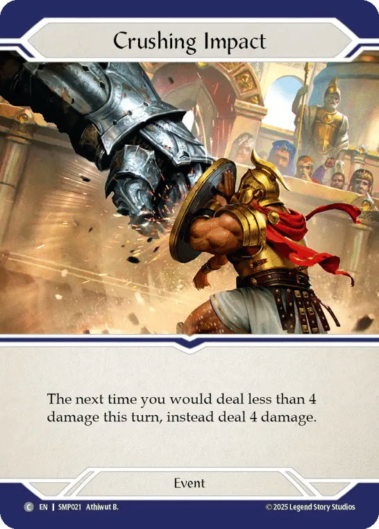 Crushing Impact — Smash Palace — Flesh and Blood