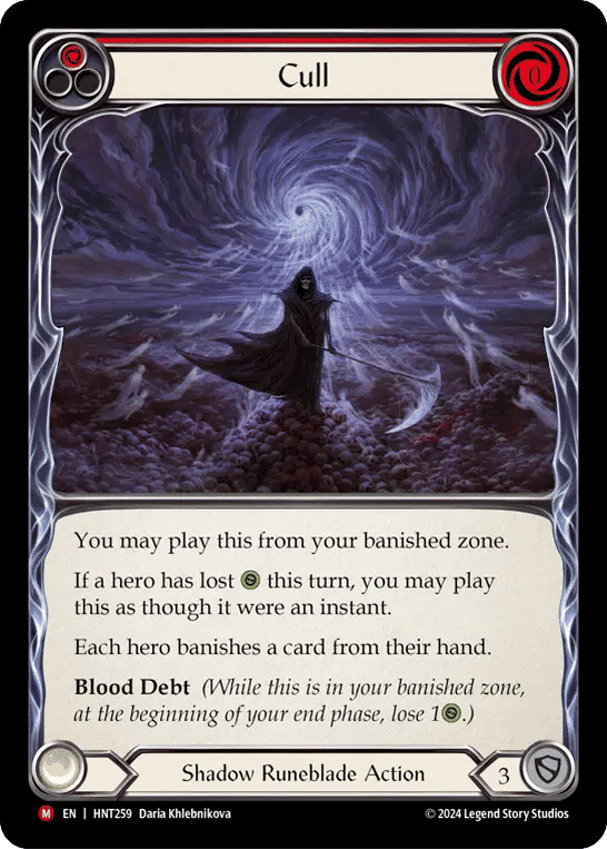 Cull — The Hunted — Flesh and Blood