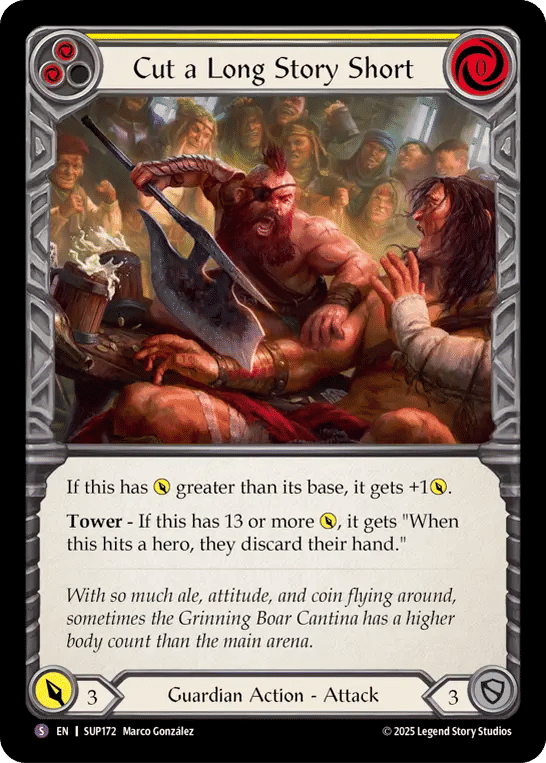 Cut a Long Story Short — Super Slam — Flesh and Blood