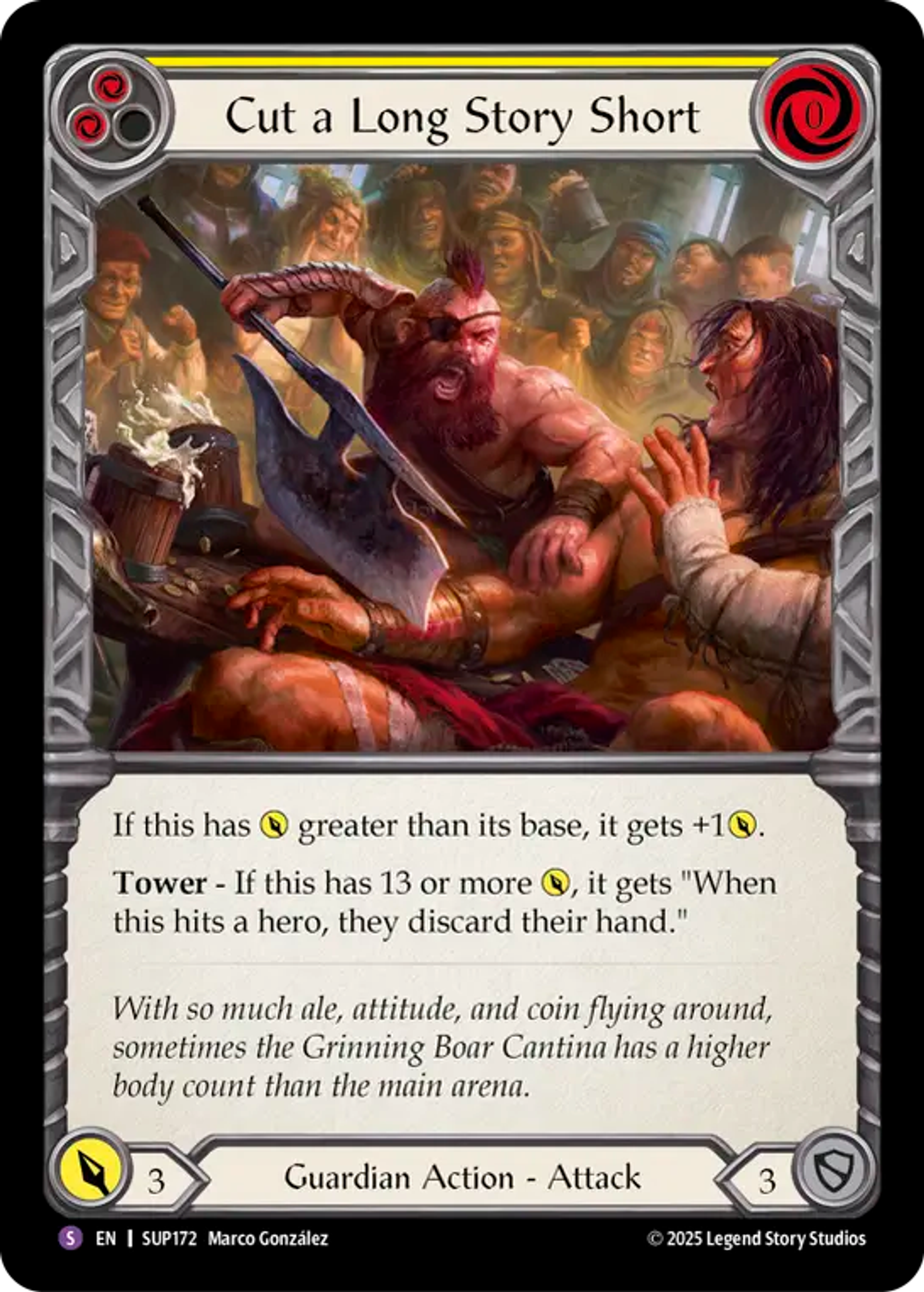 Cut a Long Story Short — Super Slam — Flesh and Blood