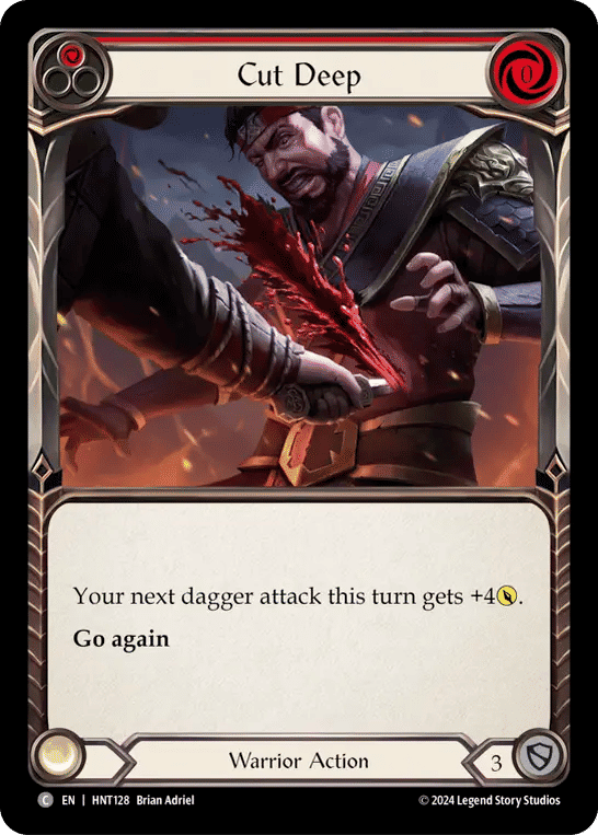 Cut Deep (Red) — The Hunted — Flesh and Blood