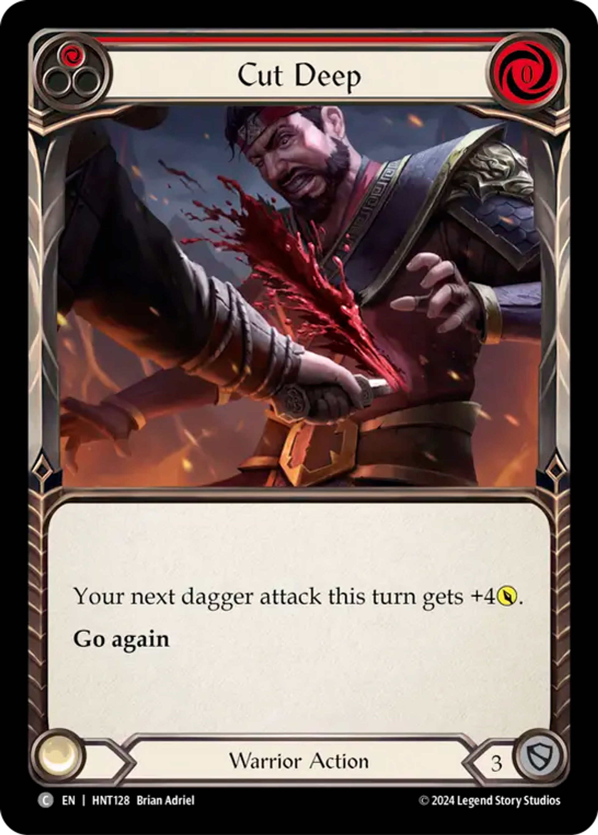 Profonde entaille — The Hunted — Flesh and Blood