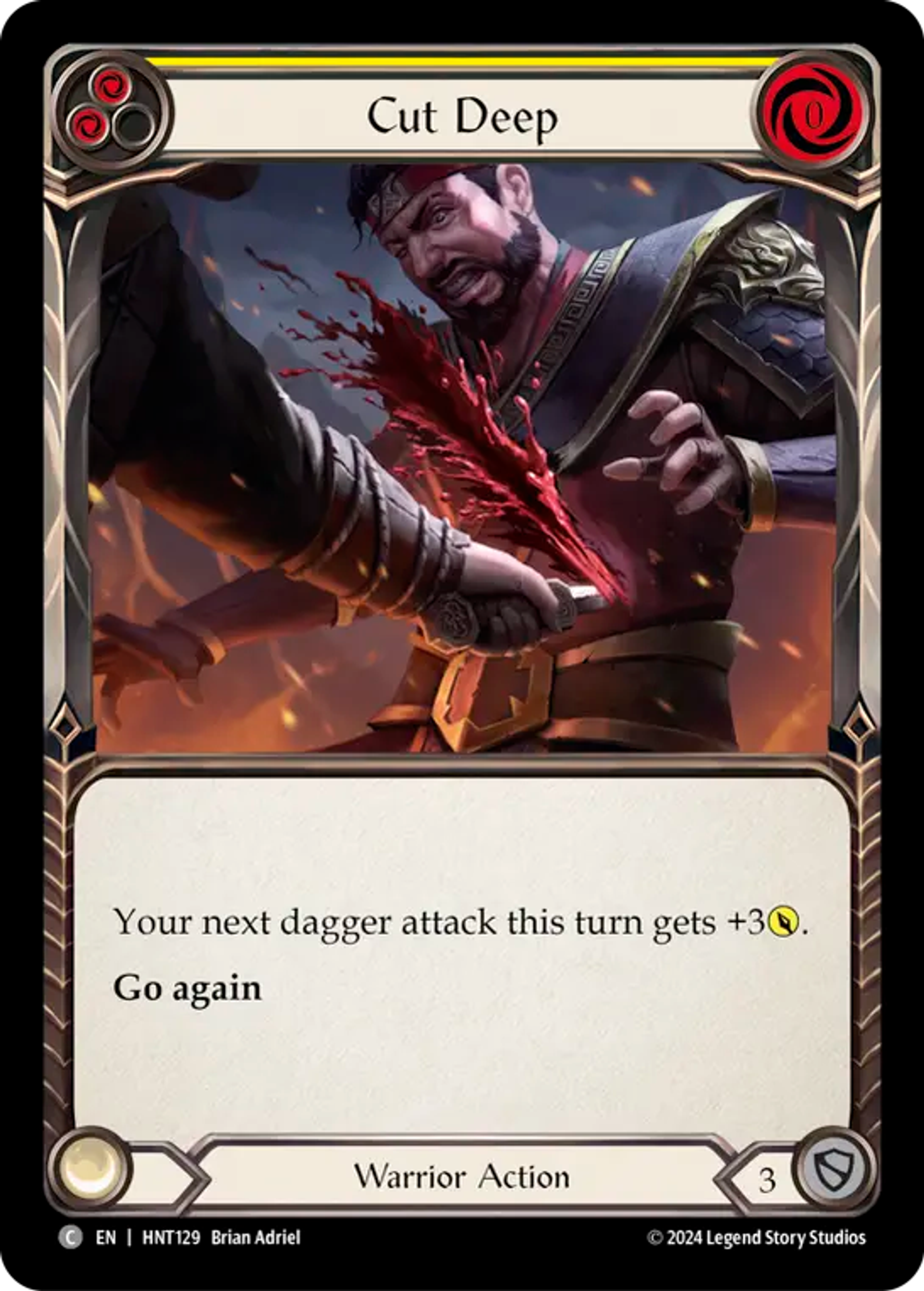 Profonde entaille — The Hunted — Flesh and Blood
