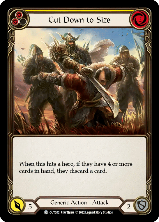 Cut Down to Size (Yellow) — Outsiders — Flesh and Blood