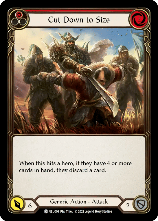 Cut Down to Size (Red) — Uzuri - Blitz Deck — Flesh and Blood