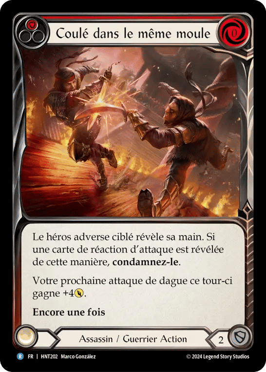 Coulé dans le même moule — The Hunted — Flesh and Blood