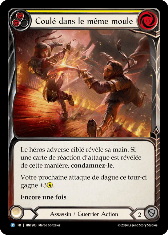 Coulé dans le même moule — The Hunted — Flesh and Blood