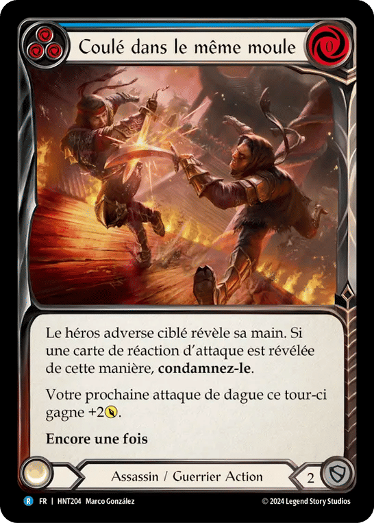 Coulé dans le même moule — The Hunted — Flesh and Blood