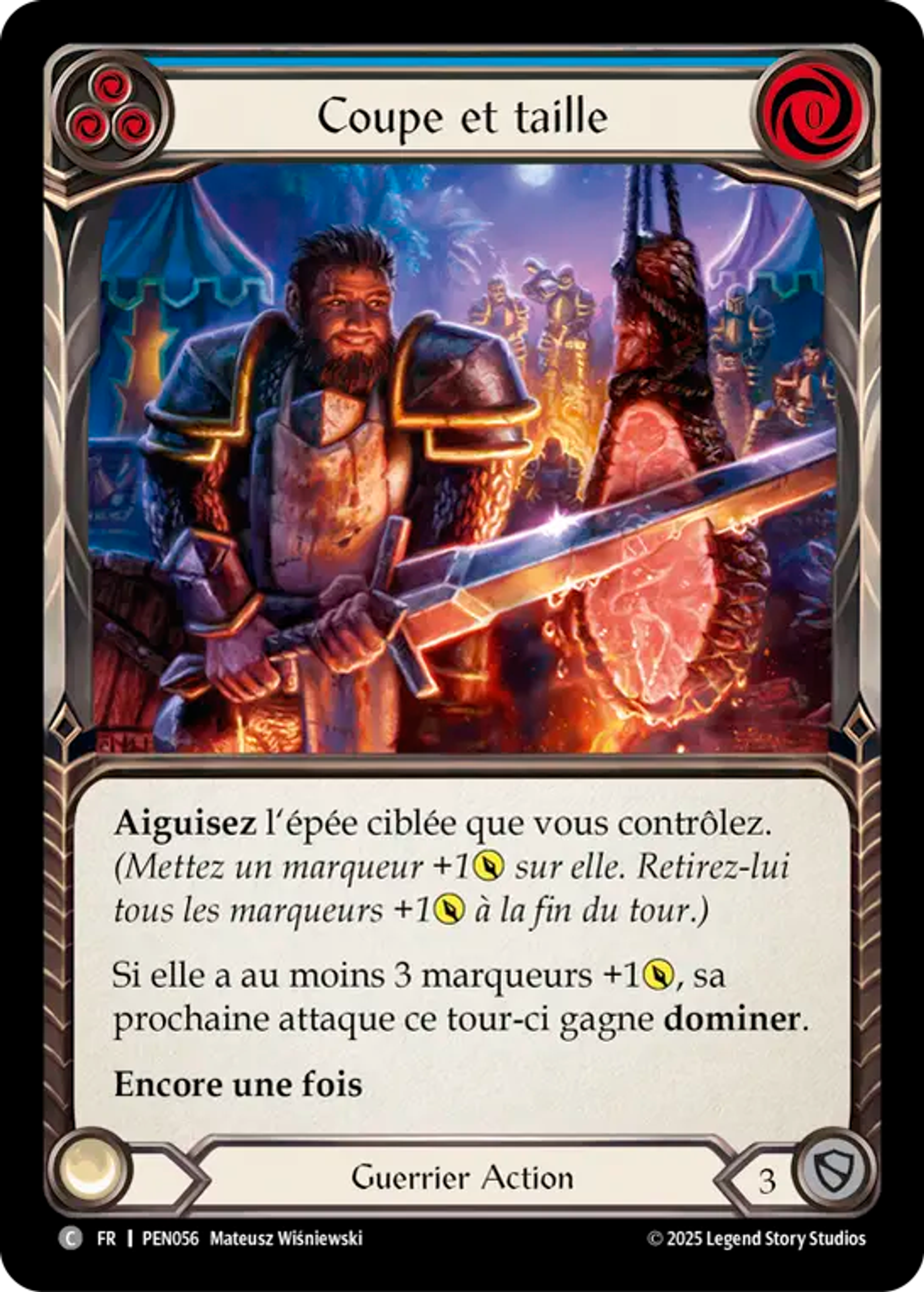 Cut n' Carve (Blue) — Compendium of Rathe — Flesh and Blood