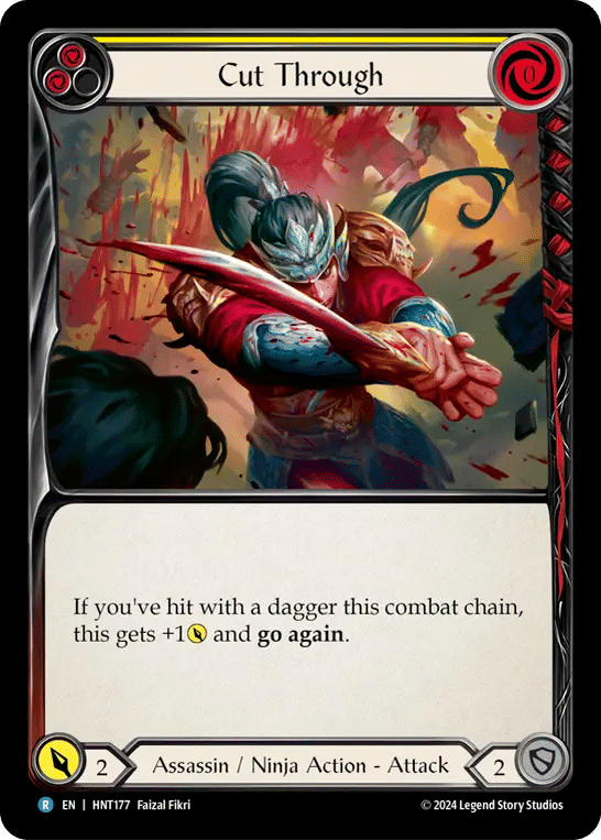 Cut Through (Yellow) — The Hunted — Flesh and Blood