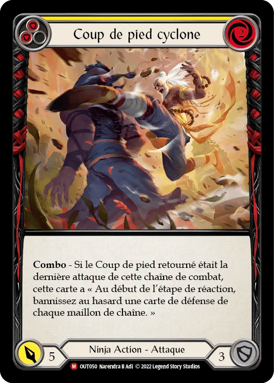 Coup de pied cyclone — Outsiders — Flesh and Blood