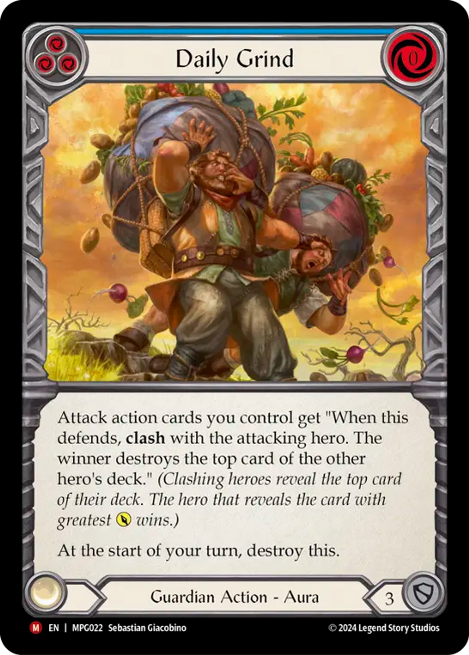 Daily Grind — Mastery Pack Guardian — Flesh and Blood