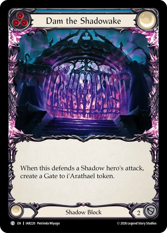 Dam the Shadowake (Blue) from Usurp the Shadow Throne - Flesh and Blood