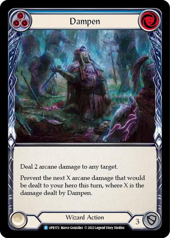 Dampen (Blue) — Uprising — Flesh and Blood