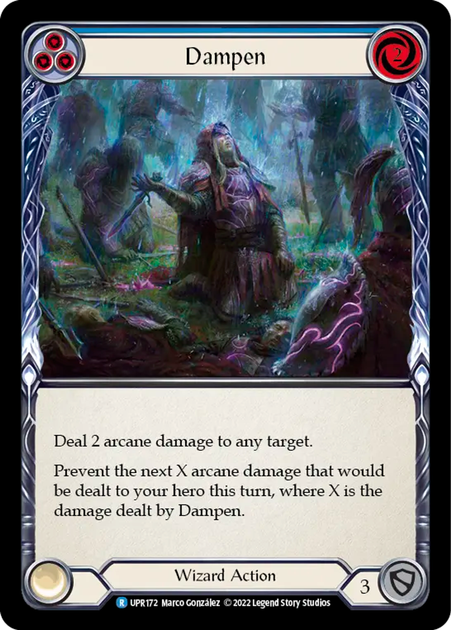 Dampen (Blue) — Uprising — Flesh and Blood