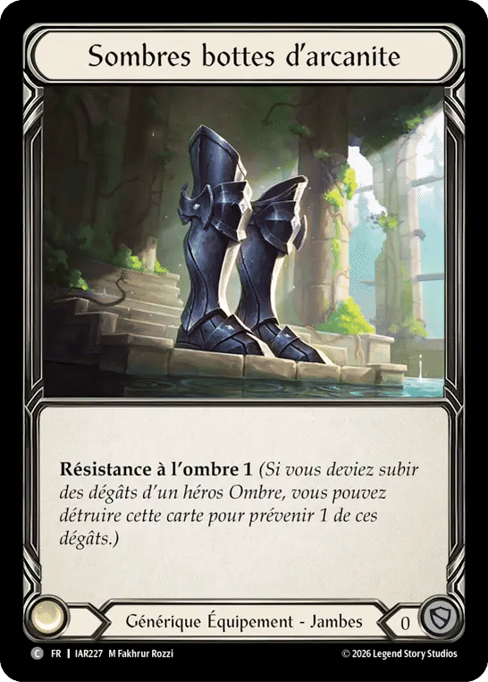 Sombres bottes d’arcanite — Usurp the Shadow Throne — Flesh and Blood