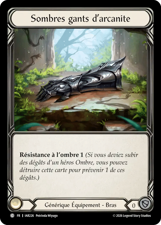 Sombres gants d’arcanite — Usurp the Shadow Throne — Flesh and Blood