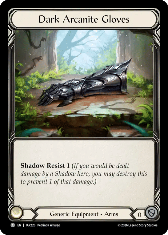 Dark Arcanite Gloves — Usurp the Shadow Throne — Flesh and Blood