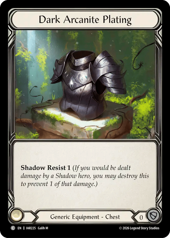 Dark Arcanite Plating — Usurp the Shadow Throne — Flesh and Blood