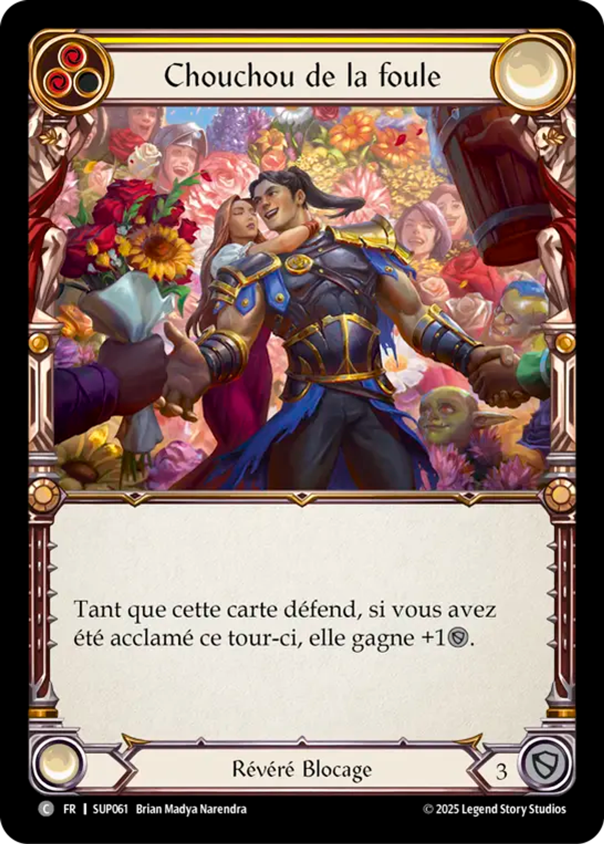 Chouchou de la foule — Super Slam — Flesh and Blood