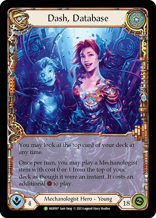 Dash, Database — Flesh and Blood: Promo Cards — Flesh and Blood