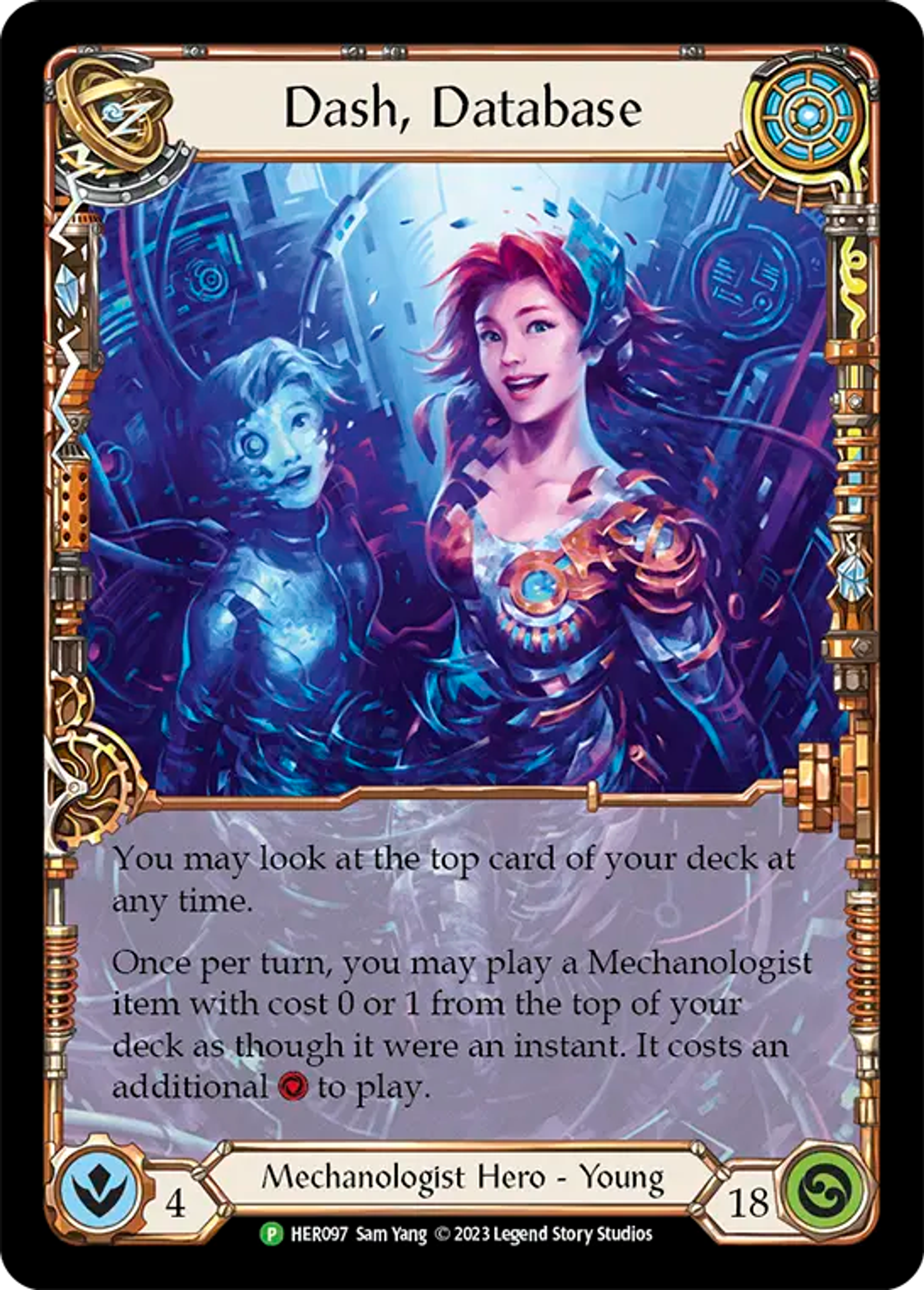 Dash, Database — Flesh and Blood: Promo Cards — Flesh and Blood