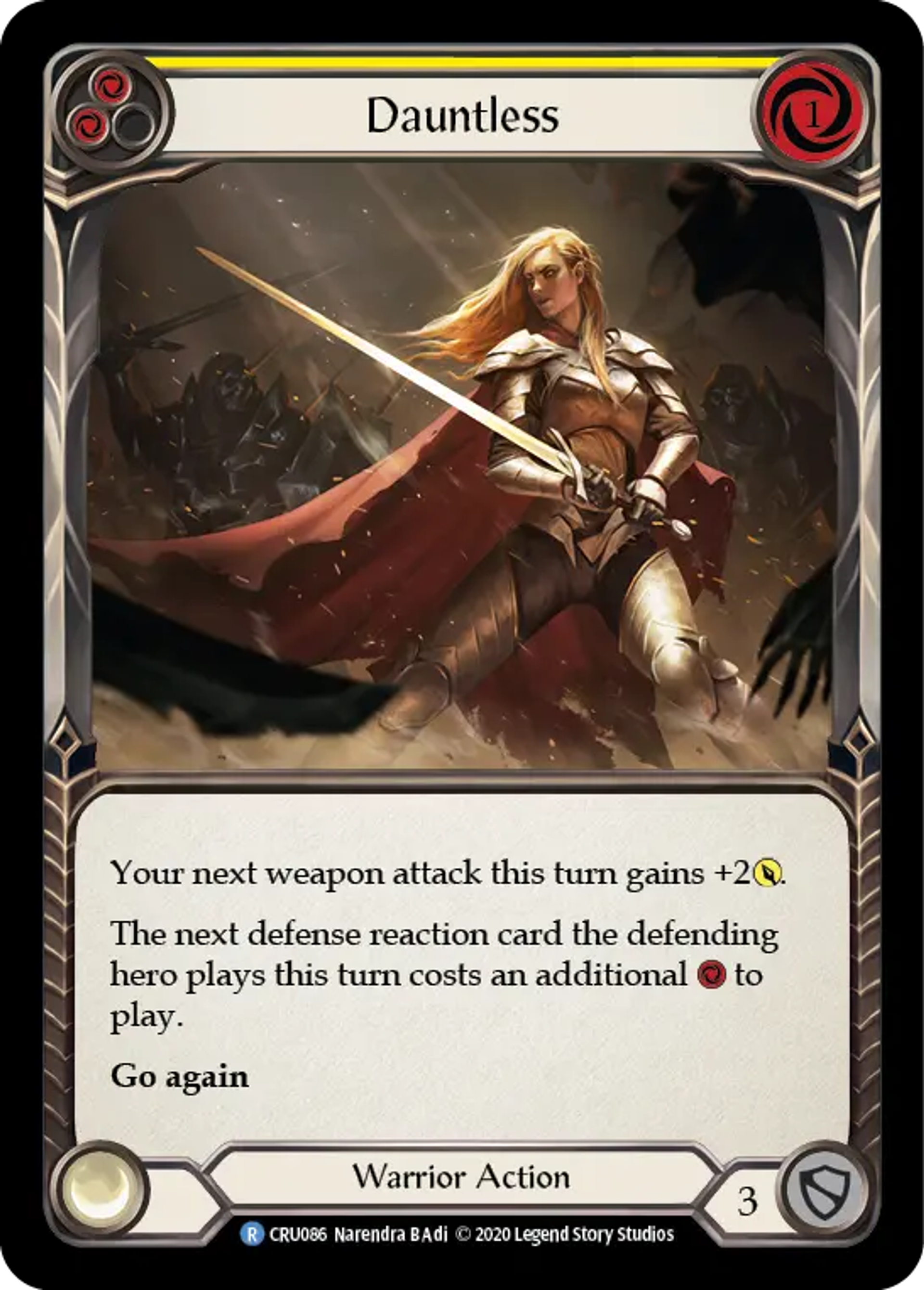 Dauntless (Yellow) — Crucible of War — Flesh and Blood