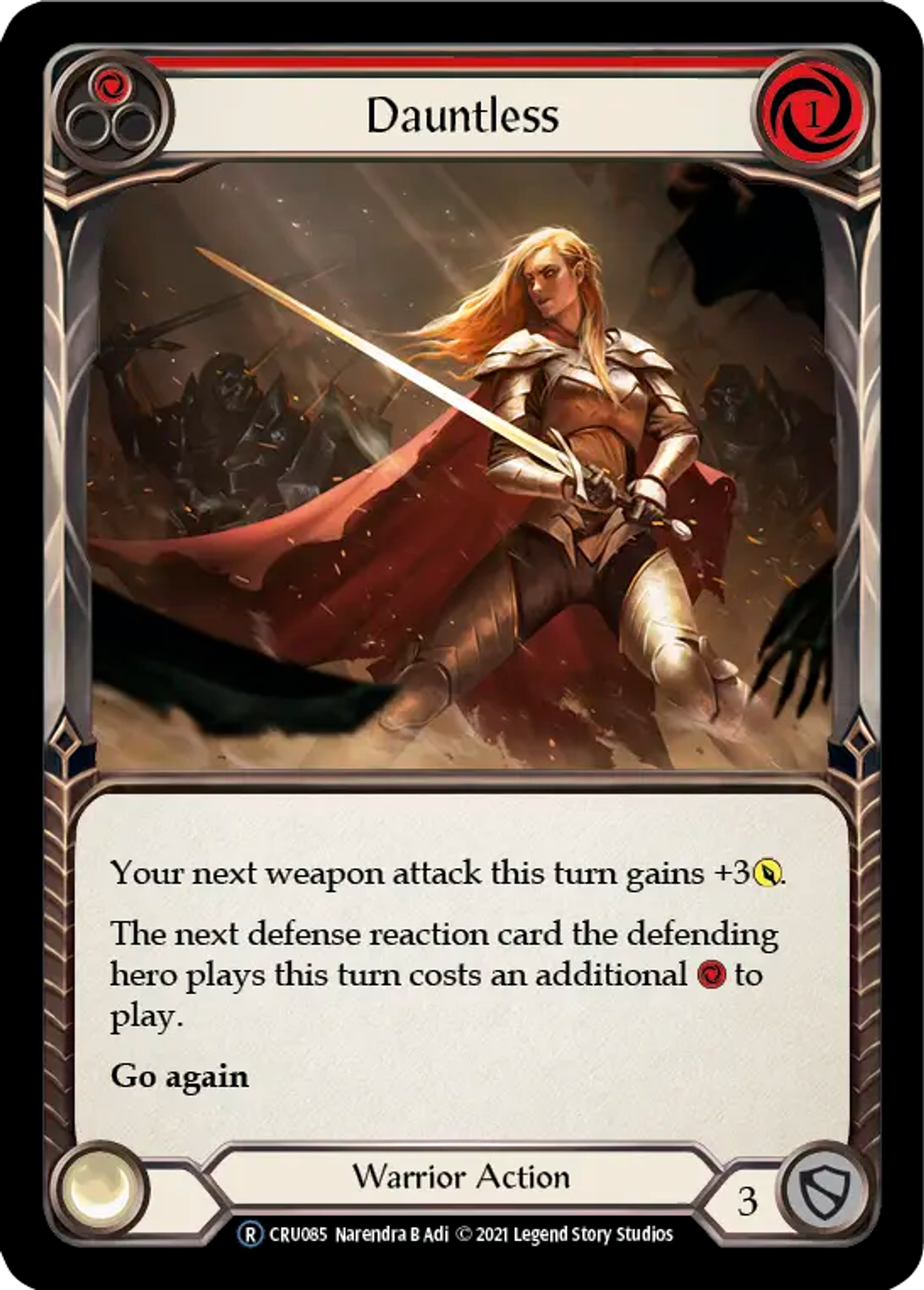 Dauntless (Red) — Crucible of War - Unlimited — Flesh and Blood